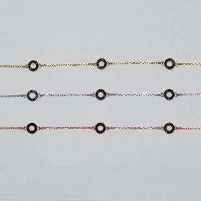 B023 Double Faced Circle Bracelet