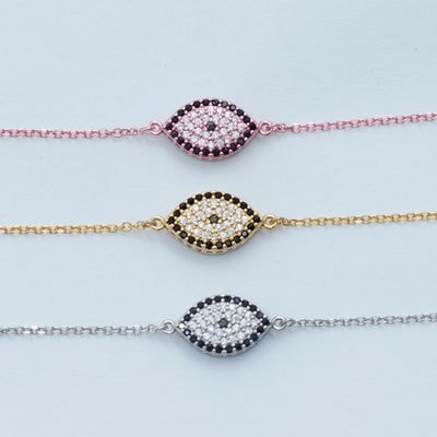B039 Double Faced Evil Eye Bracelet Size 2