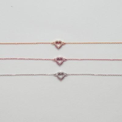 B066 Heart Bracelet Double Faced