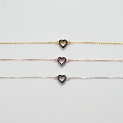 B066 Heart Bracelet Double Faced