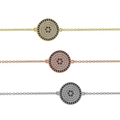 B075 Evil Eye Bracelet Size 4