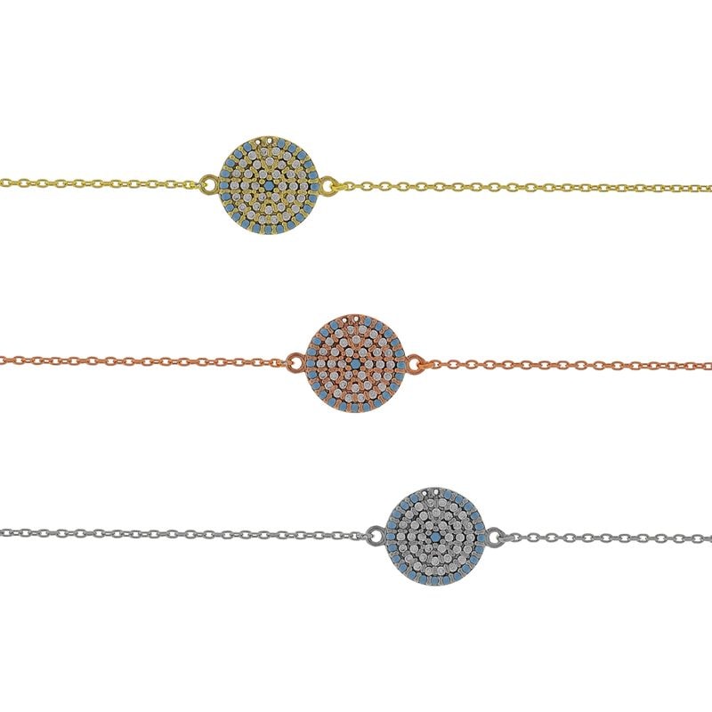 B085 Evil Eye Bracelet Size 3