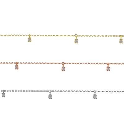 B163 Hanging Stones Bracelet