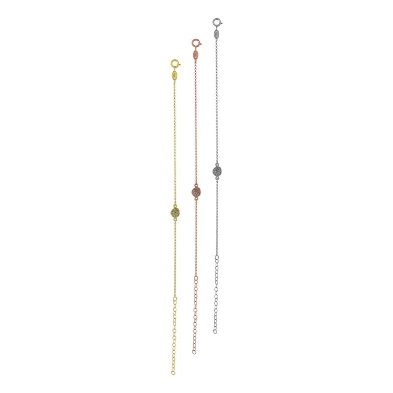 B198 Bracelet With Zirgonian Stones