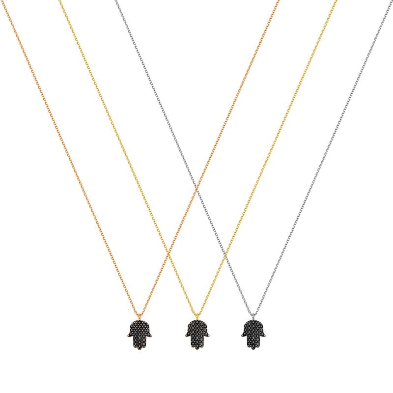 N038 Hand Of Fatima Necklace Small Size