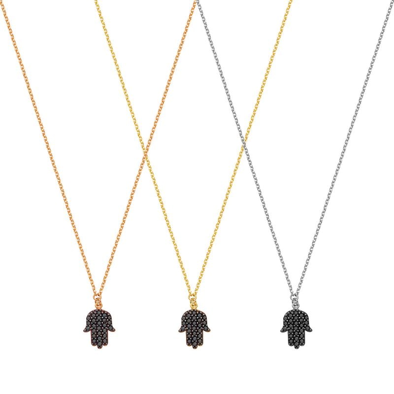 N045 Hand Of Fatima Necklace Medium Size