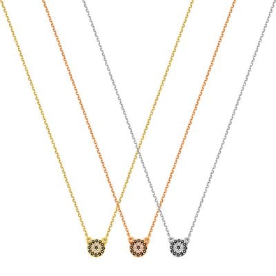N058 Double Faced Evil Eye Necklace