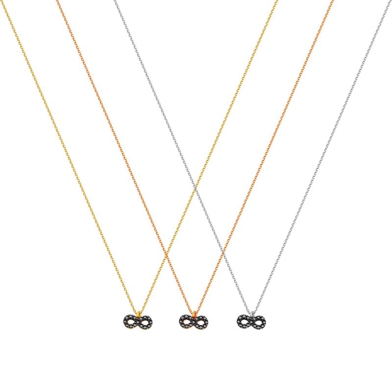 N059 Double Faced Infinity Necklace