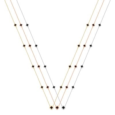 N063 Double Faced Design Necklace