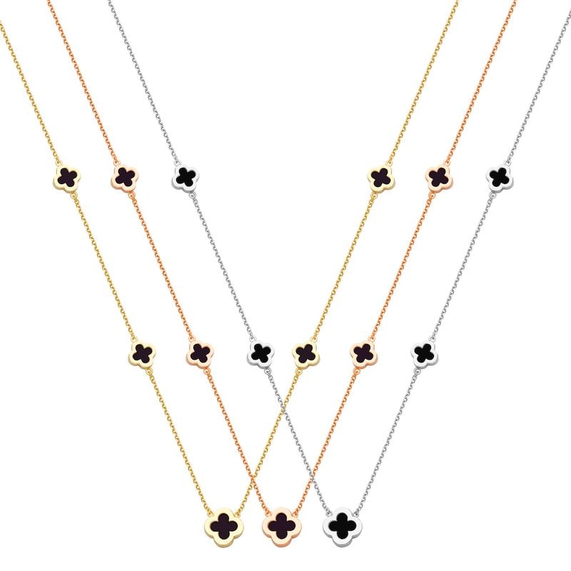 N064 Double Faced Design Necklace
