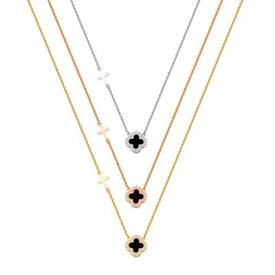 N065 Double Faced Design Necklace Big Size