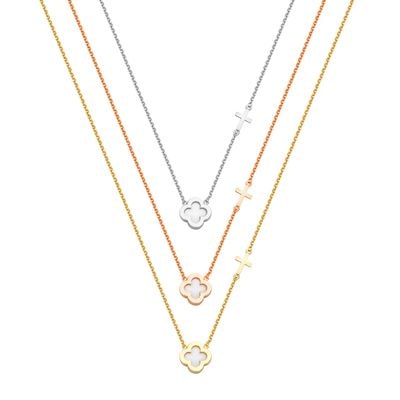 N067 Double Faced Design Necklace Big Size