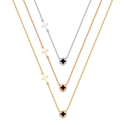 N073 Double Faced Design Necklace Small Size
