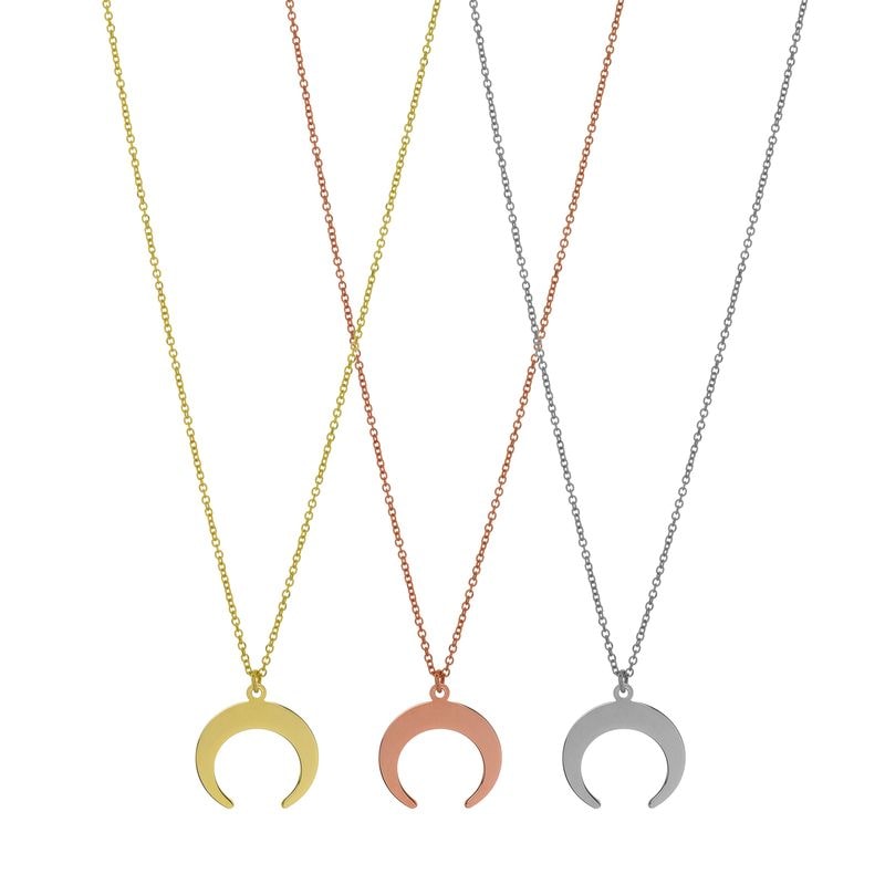 N191 Half Moon Necklace