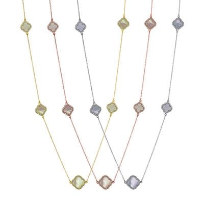 N214 Necklace With Byzantine Crosses