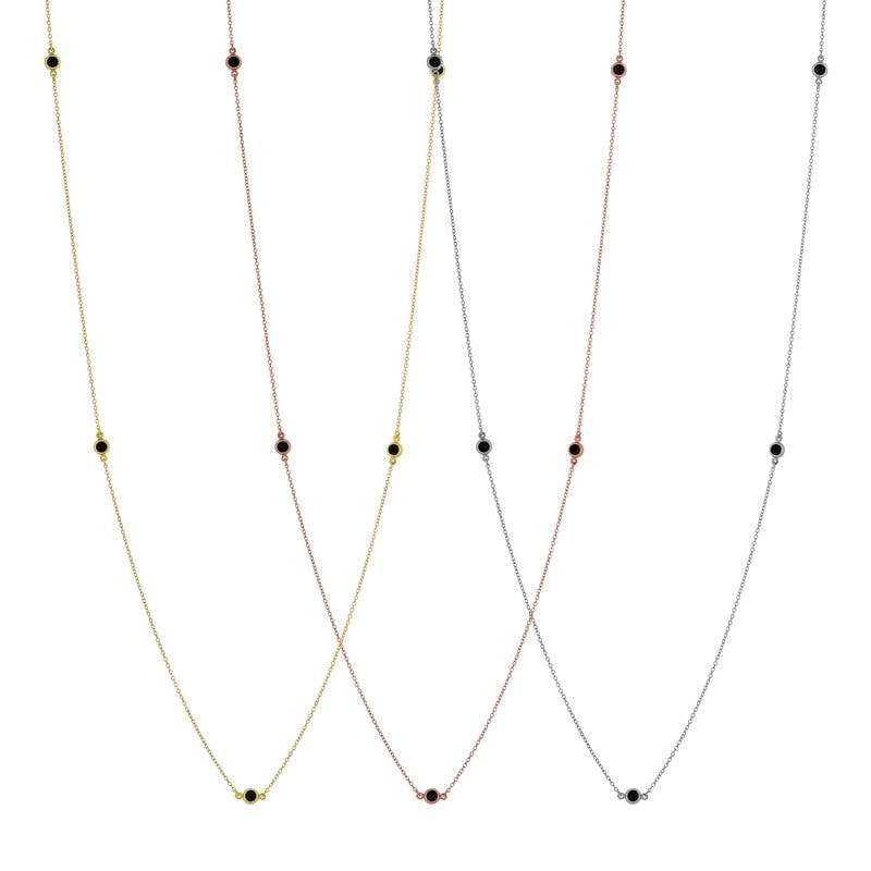 N221 Necklace With Zirgonian Stones