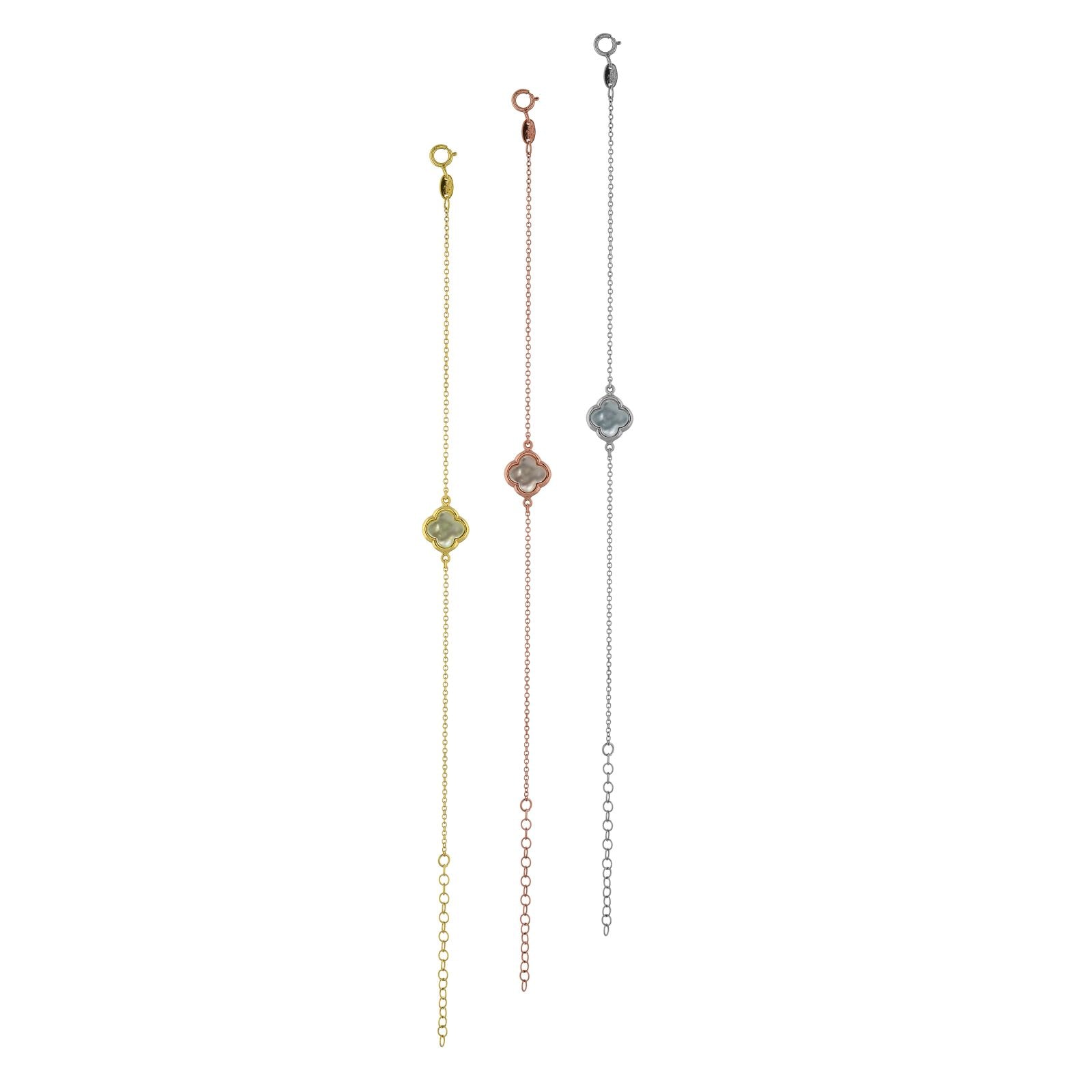 B207 Byzantite Cross Bracelet Medium Size