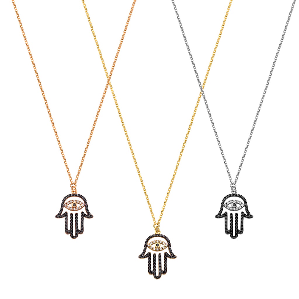 N047 Hand Of Fatima Necklace Big Size
