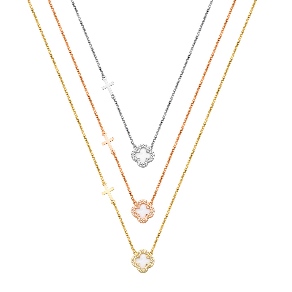 N067 Double Faced Design Necklace Big Size