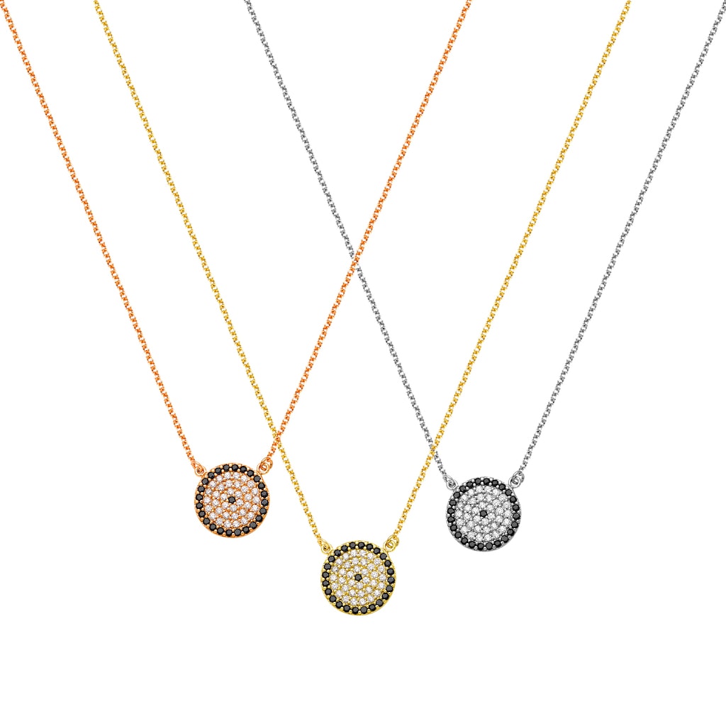 N070 Evil Eye Necklace Big Size
