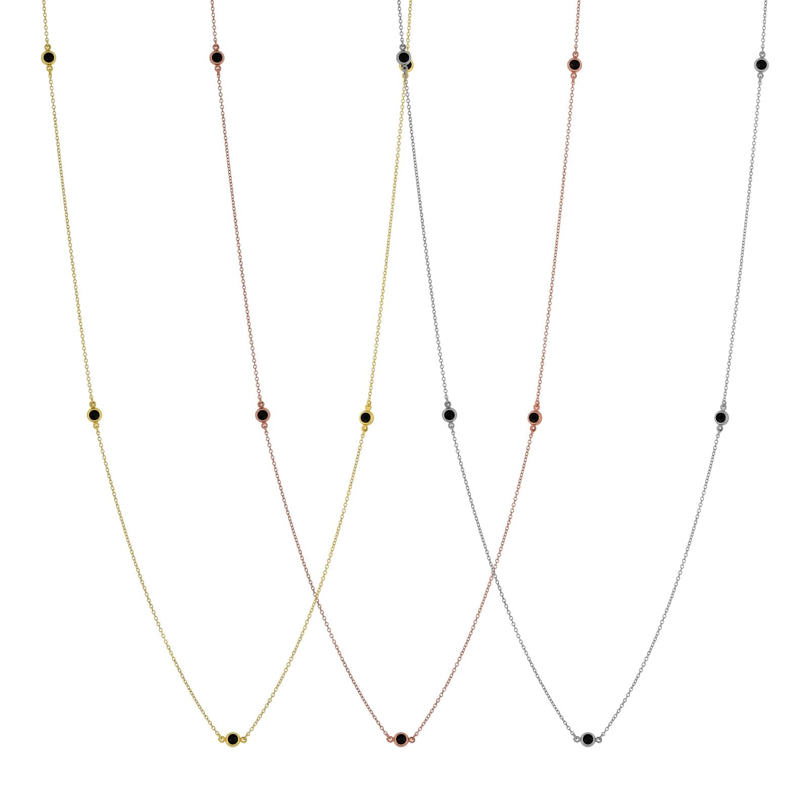 N221 Necklace With Zirgonian Stones